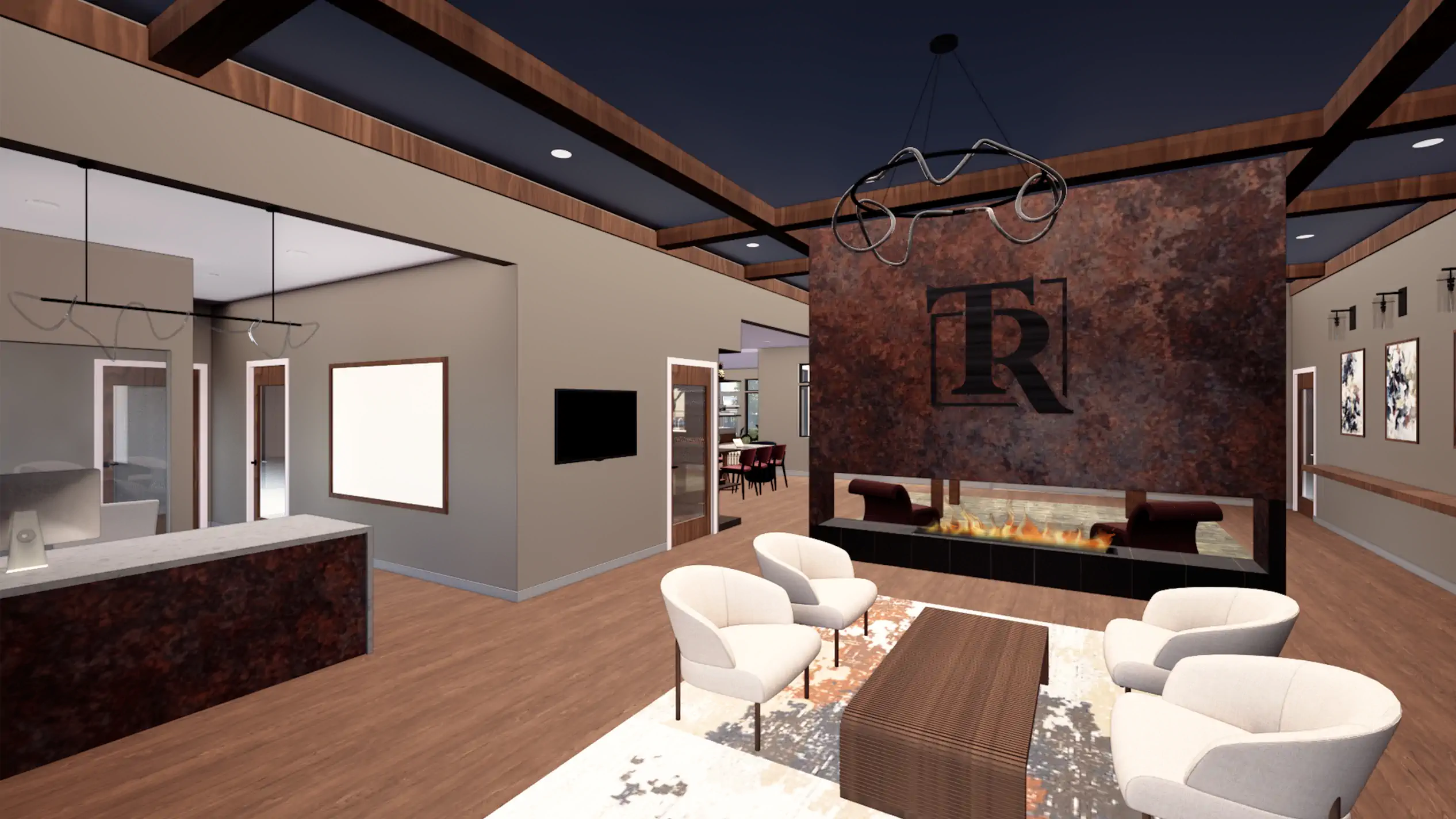 Exterior view of Teal Ridge Village homes