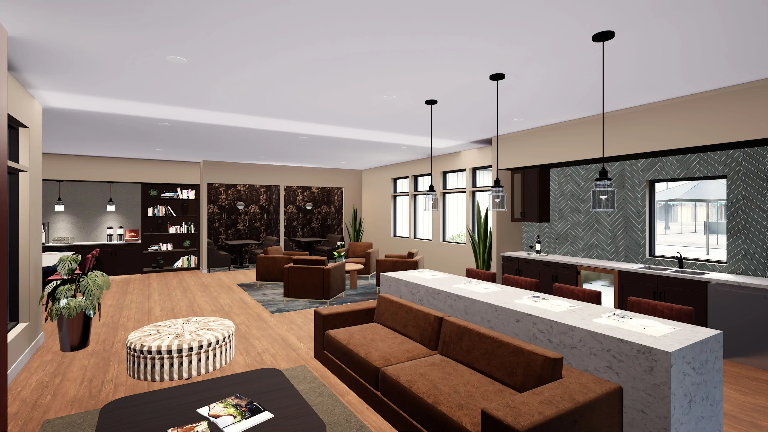 Exterior view of Teal Ridge Village homes