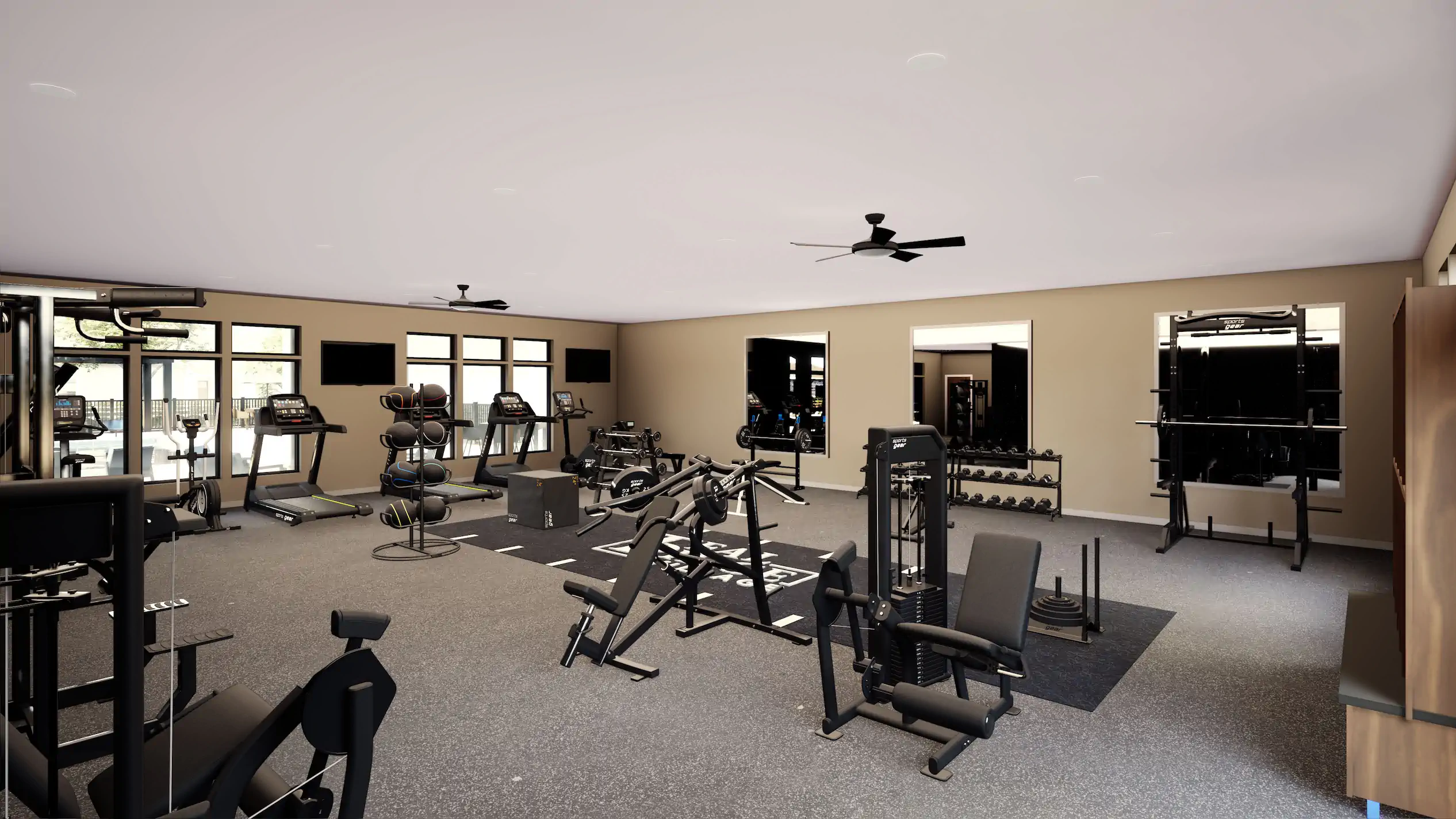 Exterior view of Teal Ridge Village homes