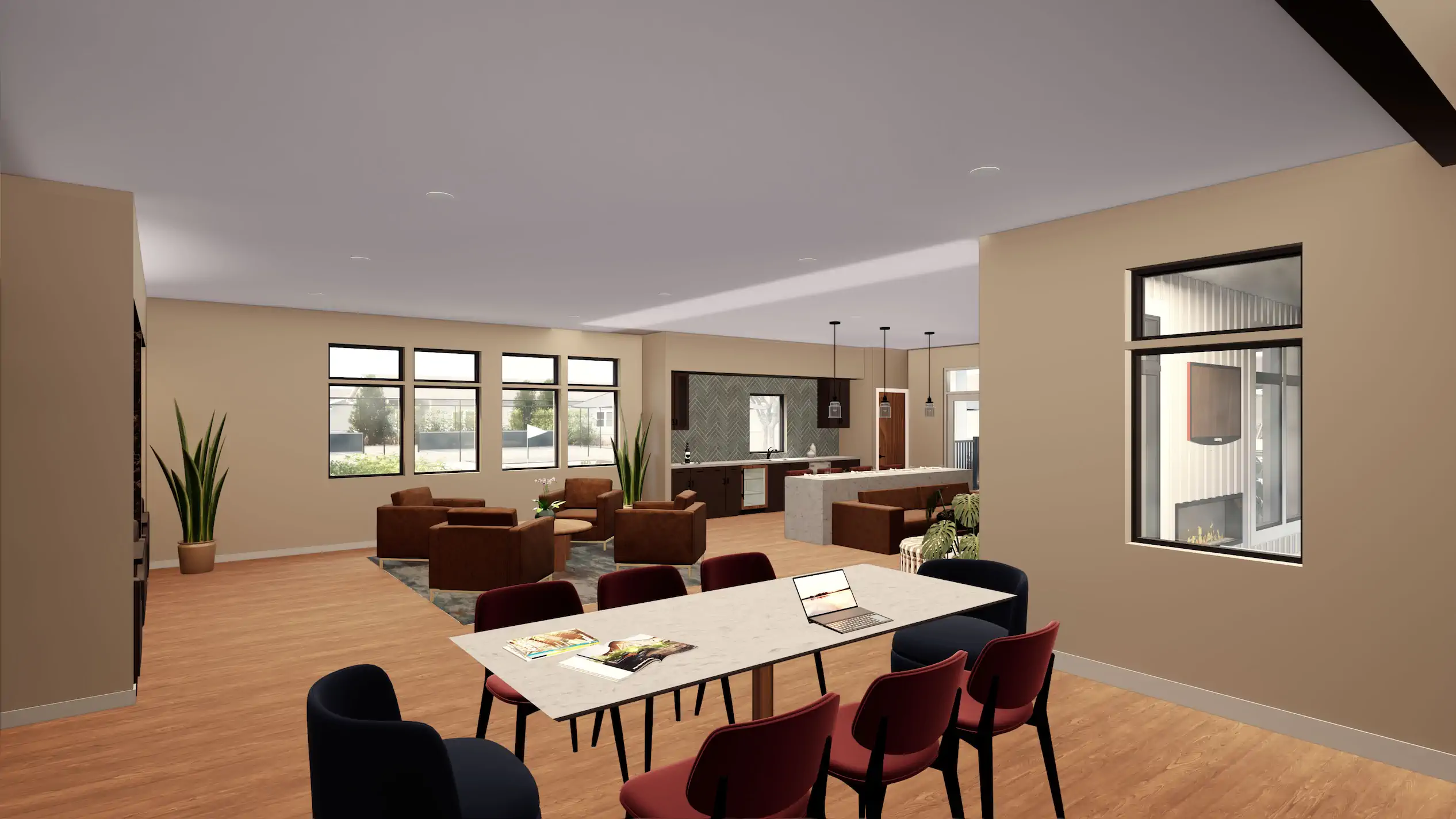 Exterior view of Teal Ridge Village homes