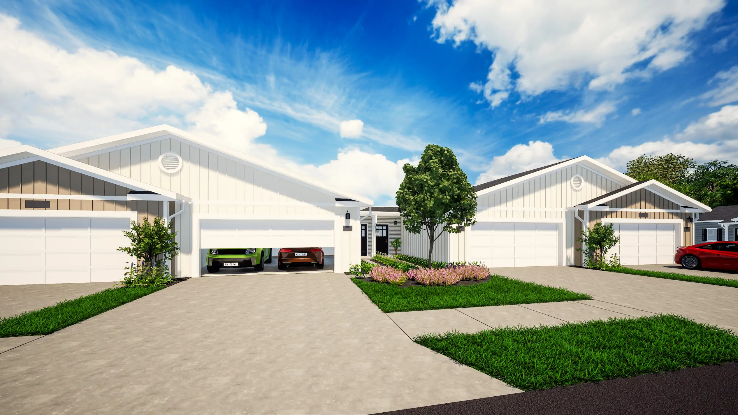 Modern bathroom at Lock Pointe Village